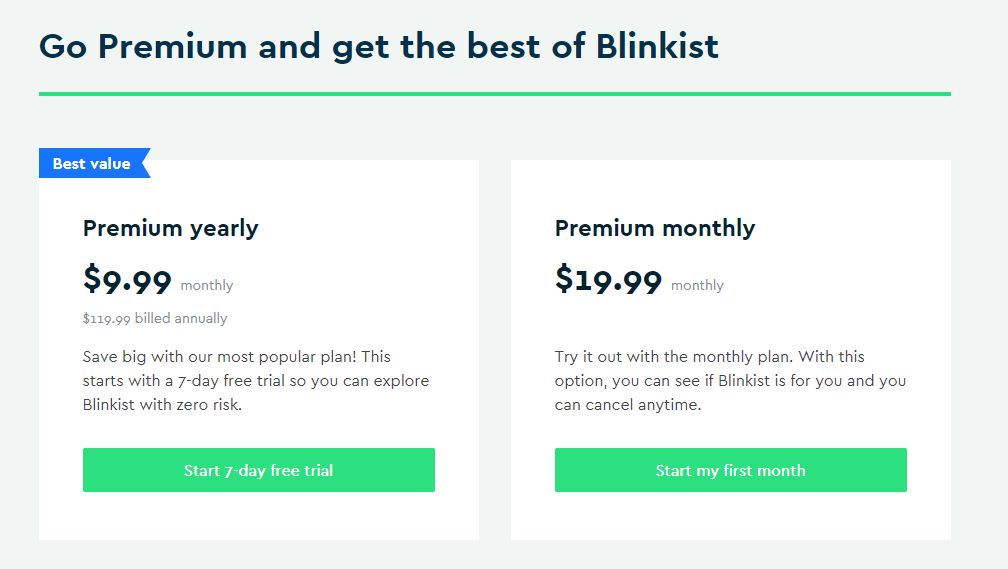 What is blinkist app