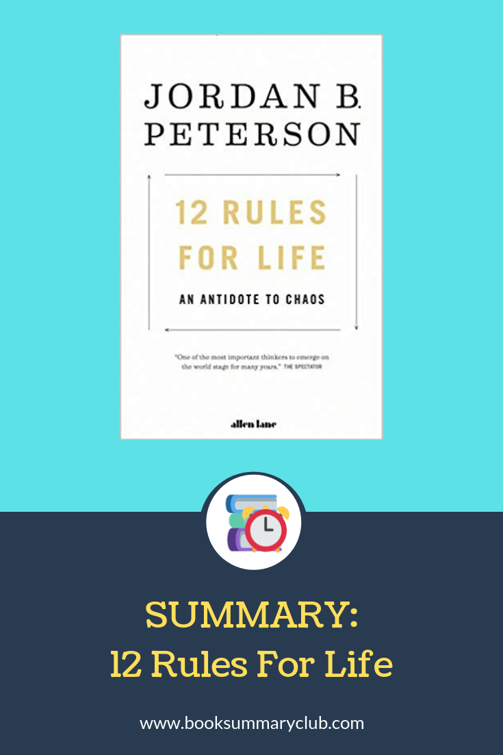 12 Rules For Life Summary | BookSummaryClub