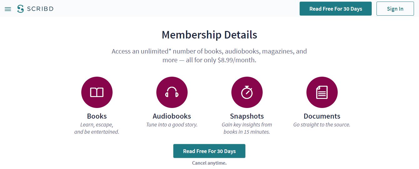 scribd offering